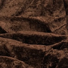 BRAUN Crushed Velvet Stoff