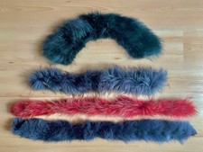 Echt Pelz Fuchs Raccoon Kragen