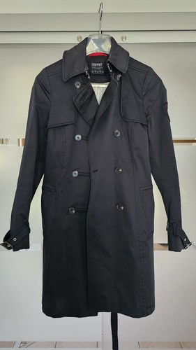 Trenchcoat mantel schwarz - trenchcoat, mantel,