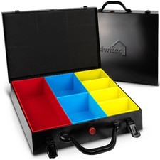 Stahlblechkoffer Metallkoffer Werkzeugkoffer Maschinenkoffer Stahl Sortierbox