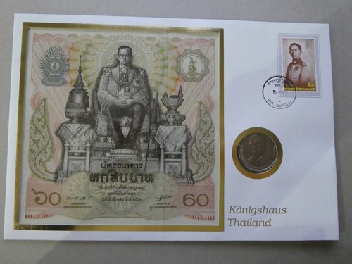 Banknotenbrief thailand 60 - thailand,,