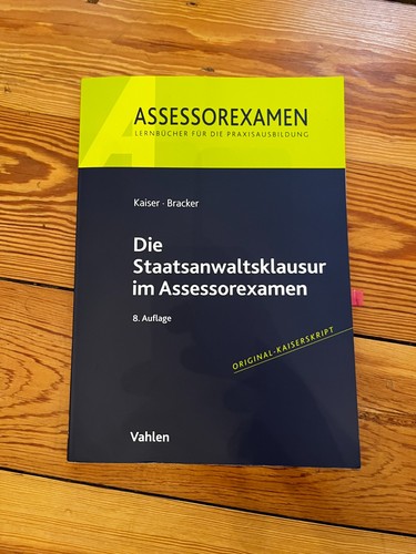 Die staatsanwaltsklausur - die,