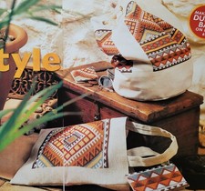 Stickvorlagen Kreuzstich  Ethische geometrische Motive   S.Page