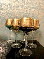 5erSet Böhmische Weingläser