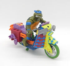 Playmates Toys - TMNT Turtles Leonardo mit Motorrad - 1992 Actionfigure - lose 