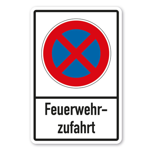 Schild halteverbot parkverbot - halteverbot,