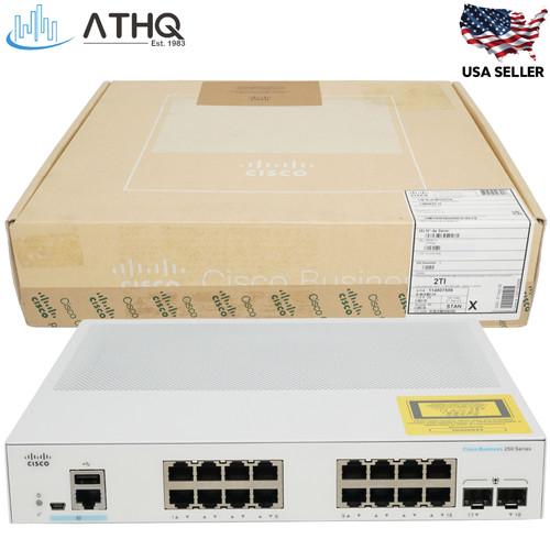 Cisco cbs250 16t 16 port - cisco, 16-port