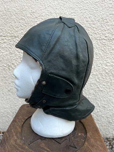 Vintage grüne leder motorrad - leder,
