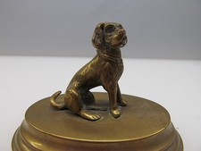 Alte Bronze Figur kleiner Jagd