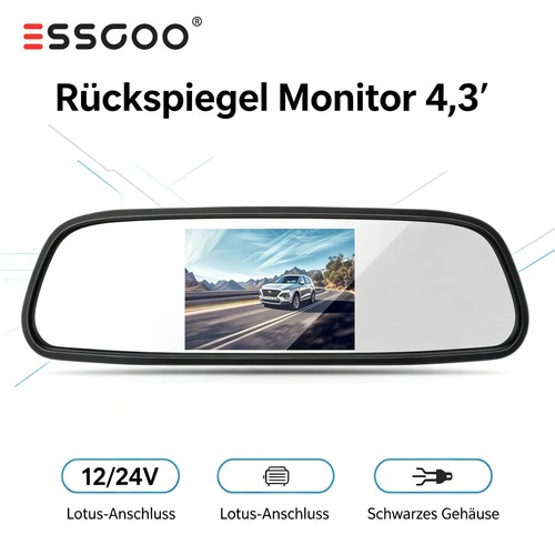 Auto rückspiegel tft lcd - 4.3",