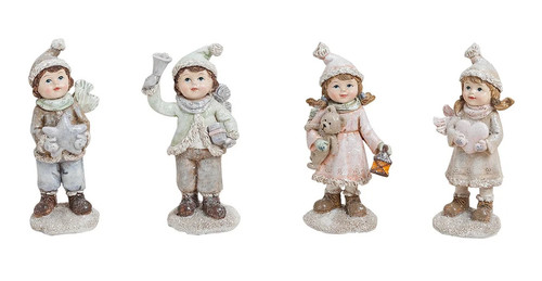 Winterkinder figur - st.,