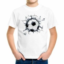 Kinder T-Shirt Jungen Fussball-Motiv lustig Tor Ball-Sport Geschenk für Jungen