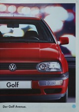 Prospekt VW Golf Sondermodell Avenue 1995