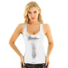 Damen metallic oberteil - de,