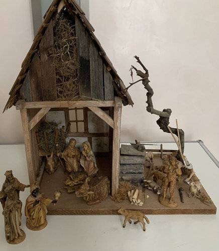 Weihnachtskrippe aus holz - weihnachtskrippe,