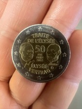 2 Euro Gedenkmünze TRAITE DE L'ELYSEE ELYSEE Vertrag 50 Jahre 2013