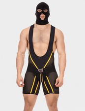 barcode Berlin - Face Maske TASE schwarz unisex 92478/100 gay sexy BRANDNEU