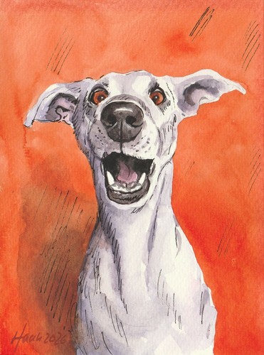 Original aquarell - original,