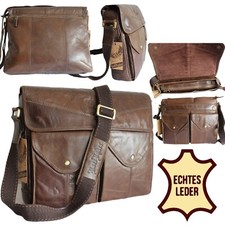 Echtes leder schultertasche - leder,