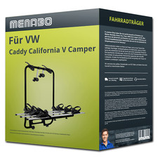 Menabo Fahrradträger Shadow Caddy black für VW Caddy C. V SBB/ SBJ - 3 Fahrräder
