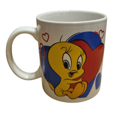 Tasse Tweety Amor Liebe Looney Tunes Sammler Vintage TM Warner Bros Kaffee