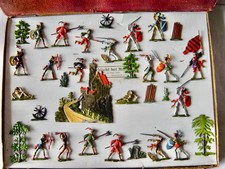 Spenkuch Kasten Schlacht bei Murten 22 .06.  1476 mit  35-40mm Halbplast.Figuren