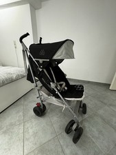 McLaren Baby Kinderwagen Techno XT mit Viel Zubehör In Schwarz