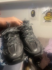 Balenciaga Track Black Lace Up