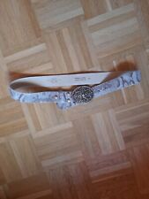 Damen  Echt Leder Gürtel mit  Silberschnalle  Gr. 90 , 4 cm von  Luca Kayz