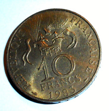 10 Francs Gedenkmünze 1983  FRANCE 10 FRANCS CONQUETE DE L'ESPACE 1983 Tranche B