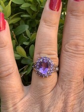 Damen Ring Silber 925 Amethyst