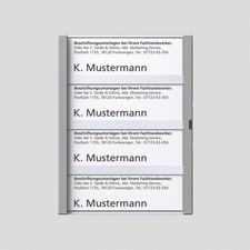 Siedle&Söhne Namensschild