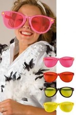 Riesenbrille Sonnenbrille Scherzartikel Party Clown Junggesellenabschied rosa