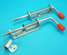 Großer 220 mm gefederter Schießriegel - Tor Tür Stall Pferdeanhänger Gastronomie