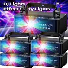 RGB Laser Projektor Strobe Beam DMX512 Bühnenlicht Lichteffekt DJ Party Show EU