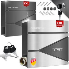KESSER® Briefkasten Edelstahl