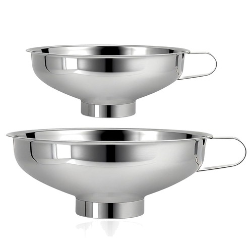 Edelstahl trichter set - set, 2