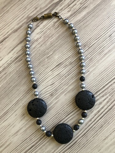 Kette lavastein graue - lavastein, +