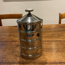 ALESSI  Kalisto Dose Vorrats-, Küchen-, Dose aus Edelstahl Design Clare Brass