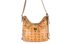 MCM UMHÄNGETASCHE vintmarket.de CROSSBODY KLEIN HOBO COGNAC 4710