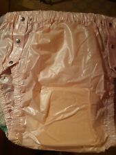 AB/ DL-Windelhose Blau / Weiß/ Pink  Spreizt Keil und Windelhalter M   L  und XL