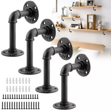 4x Rohr Regalhalterung