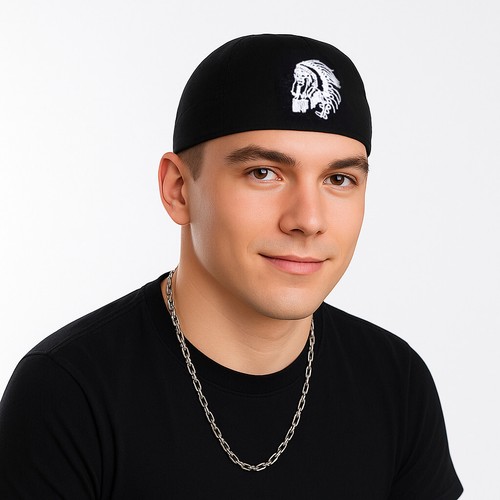 Bandana kopftuch schwarz - kopftuch,