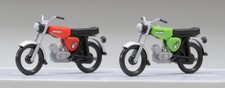 Kres 11151 2 Moped Simson S50, rot und grün, Fertigmodell, TT