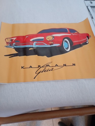 Karmann ghia auf leinwand - karmann,
