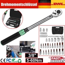 ✅NEU MOTORRAD DREHMOMENTSCHLÜSSEL SET 3/8" 5-60NM SCHLÜSSEL FEINE UNIVERSAL 2025