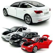 1:24 Tesla Model 3 Automodell Druckguss Spielzeug fur Kinder mit Licht Sound