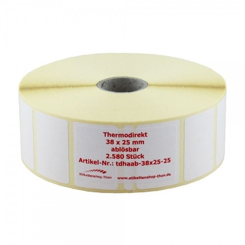Thermo etiketten auf rolle - thermo,