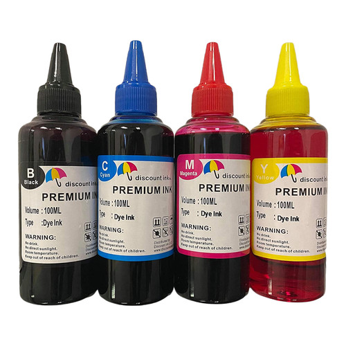 4x100ml refill ink - 4x100ml, hp