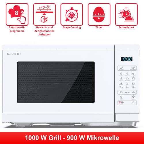 Sharp mikrowelle mit grill - mikrowelle,